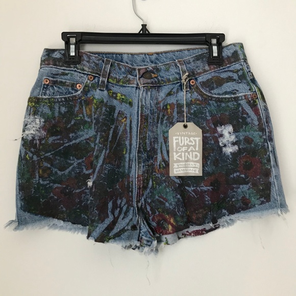 [LF] Furst of a Kind Levi High Waist Shorts